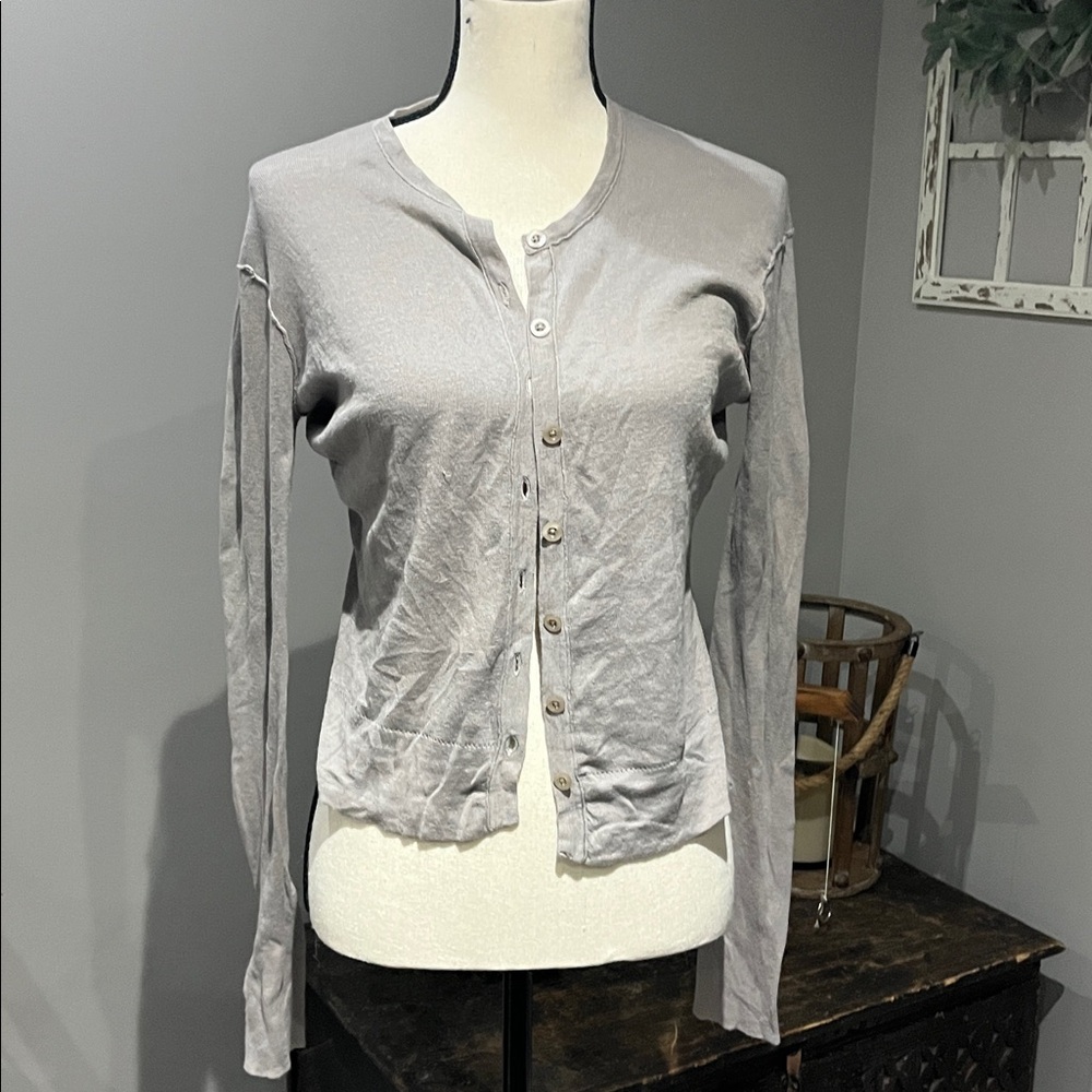 Inhabit Gray Knit Top